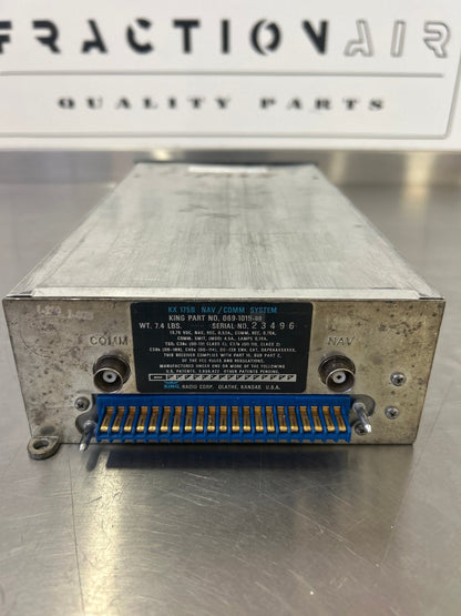 KX - 175B TSO King Radio Corp Com/Nav w/Tray | FractionAIR Parts - Aircraft Parts & Accessories