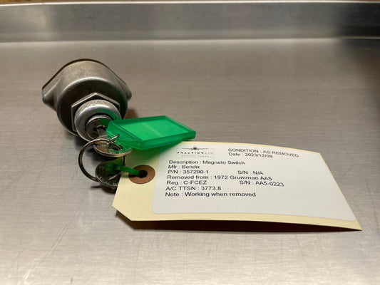 Magneto Switch 357290 - 1 | FractionAIR Parts - Aircraft Parts & Accessories