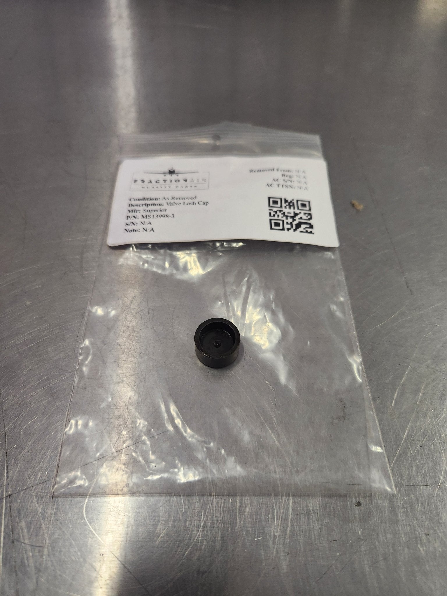 MS13998 - 3 Superior Valve Lash Cap | FractionAIR Parts - Aircraft Parts & Accessories