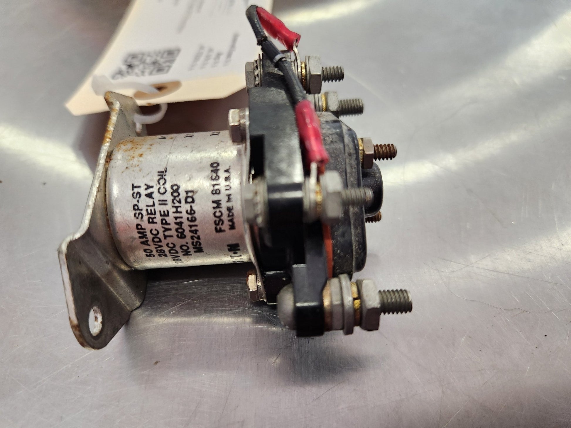 MS24166 - D1 Eaton 50 Amp 28V Power Relay 6041H200 | FractionAIR Parts - Aircraft Parts & Accessories