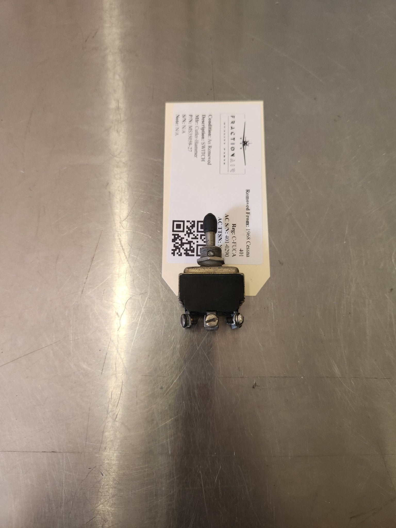 MS35059 - 27 Cutler - Hammer SWITCH | FractionAIR Parts - Aircraft Parts & Accessories
