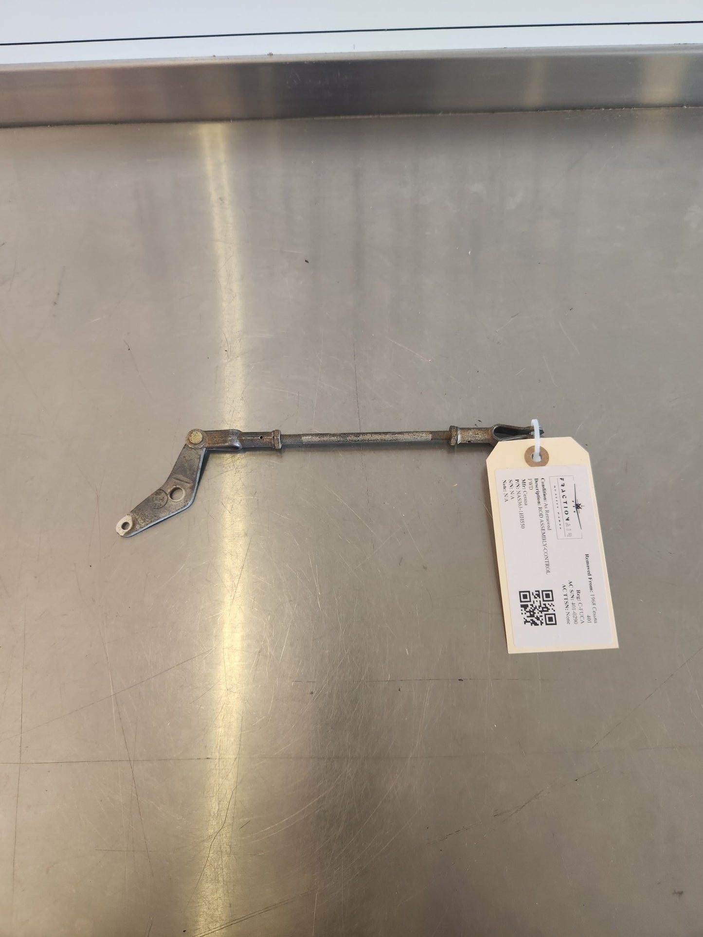 NAS363 - 1HH550 Cessna ROD ASSEMBLY - CONTROL FWD | FractionAIR Parts - Aircraft Parts & Accessories
