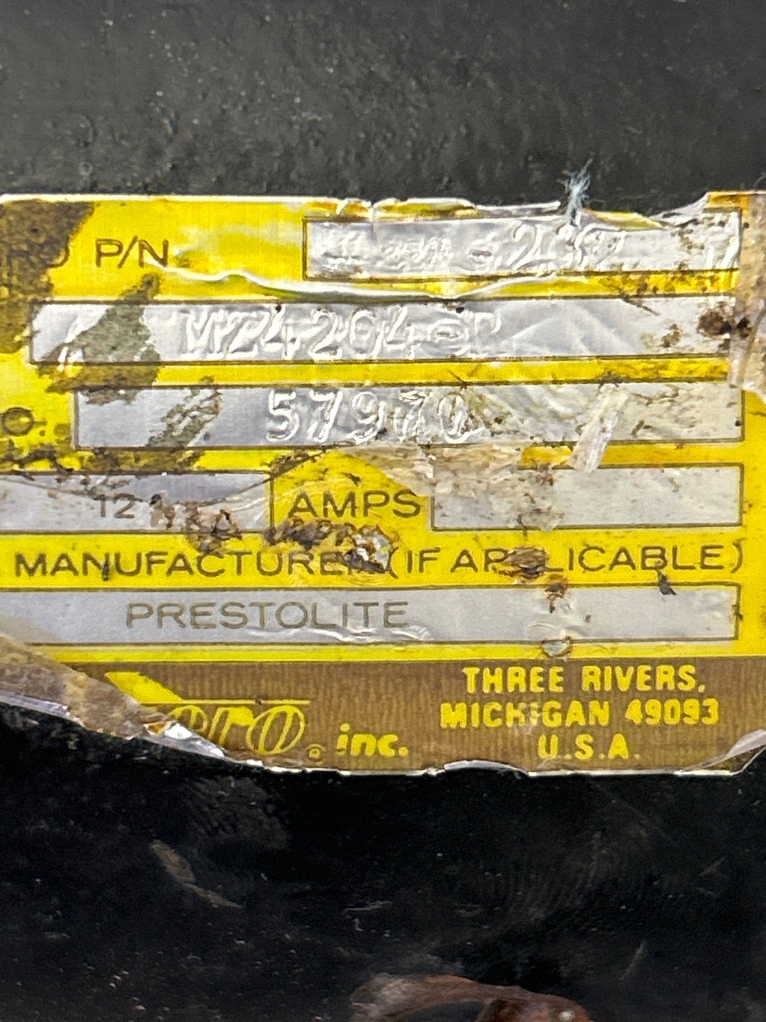 NZ - 4204 Prestolite Starter - Starter - 12V (core) | FractionAIR Parts - Aircraft Parts & Accessories