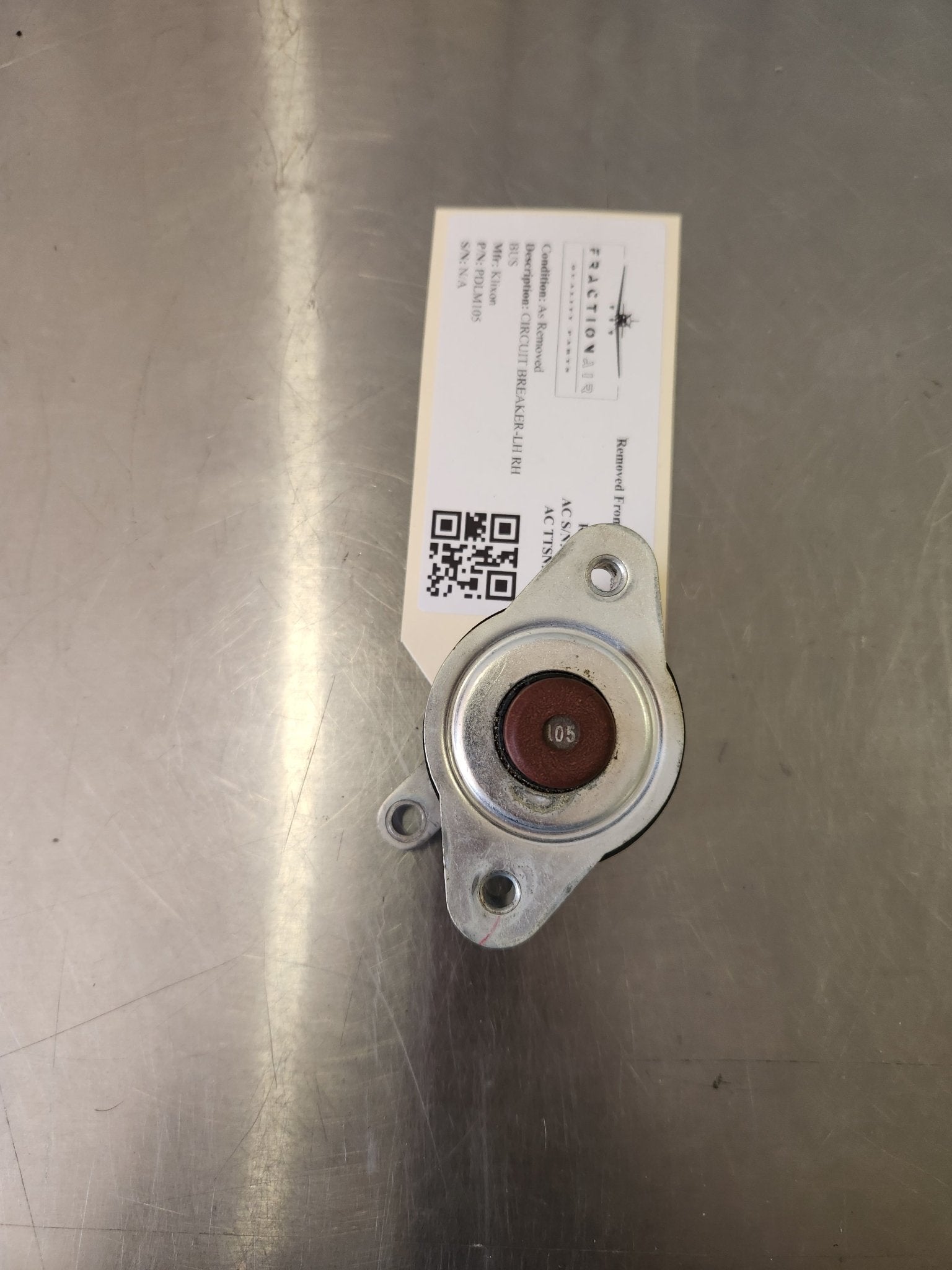 PDLM105 Klixon CIRCUIT BREAKER - LH RH BUS | FractionAIR Parts - Aircraft Parts & Accessories