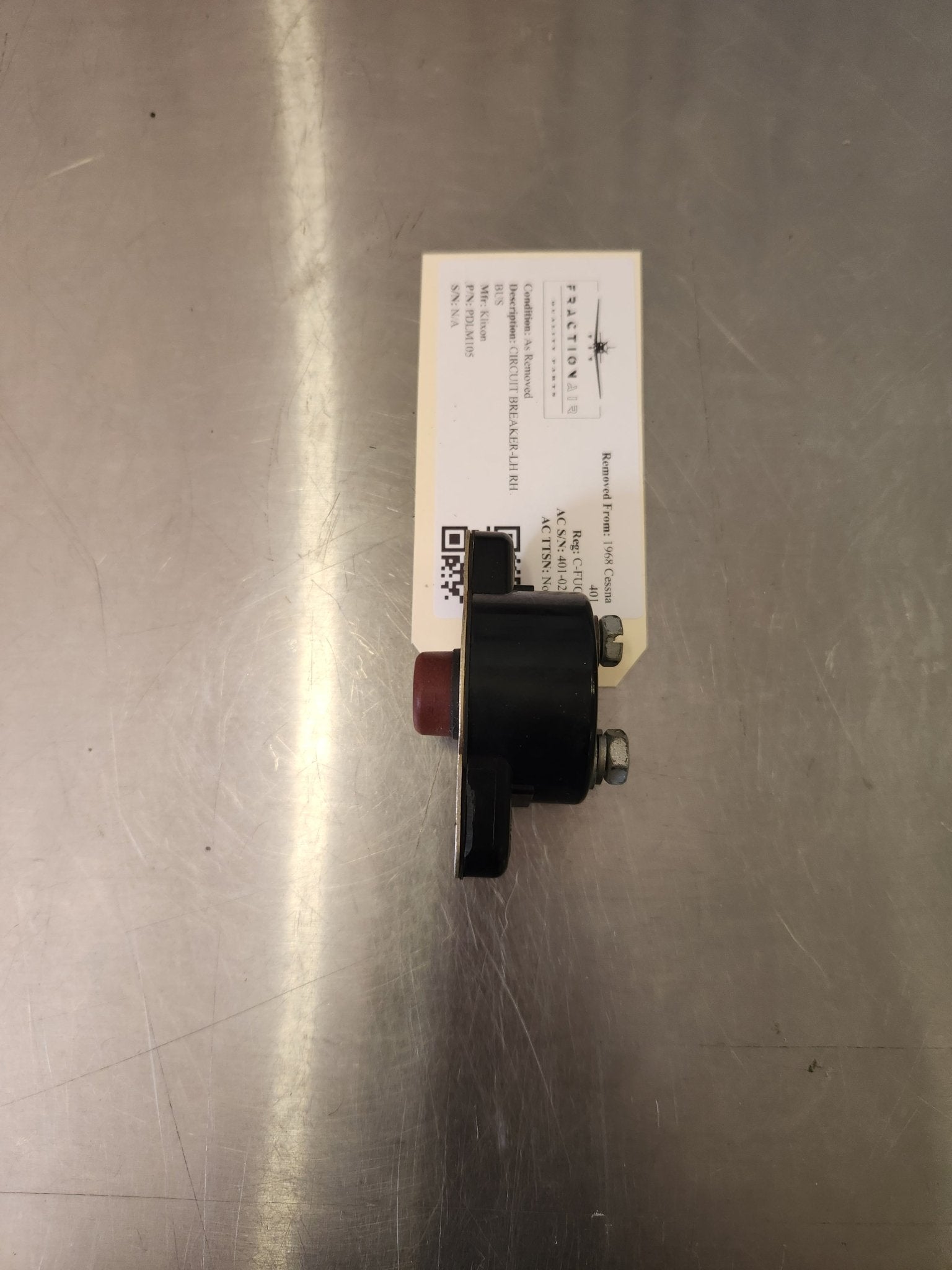 PDLM105 Klixon CIRCUIT BREAKER - LH RH BUS | FractionAIR Parts - Aircraft Parts & Accessories