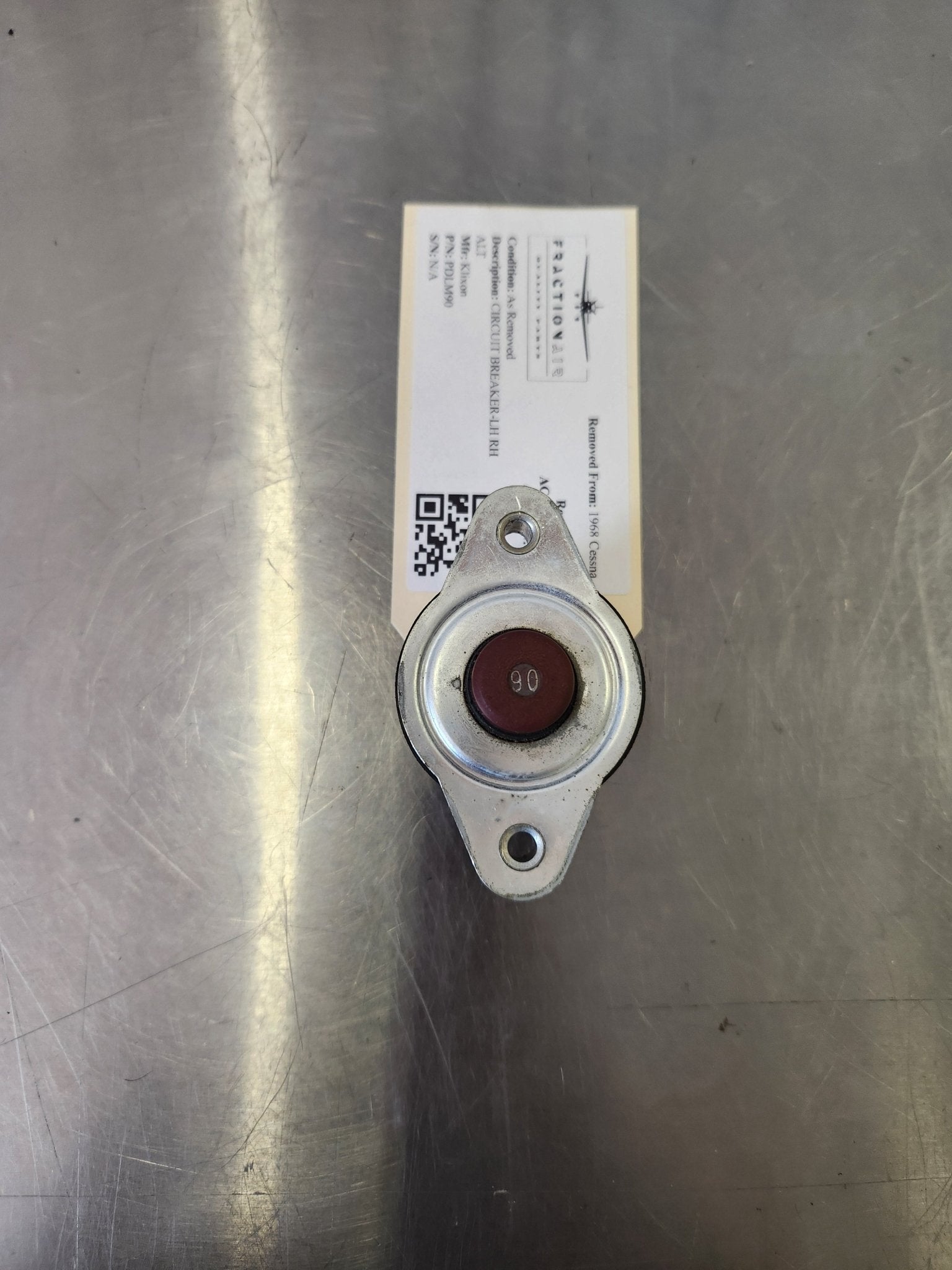 PDLM90 Klixon CIRCUIT BREAKER - LH RH ALT | FractionAIR Parts - Aircraft Parts & Accessories