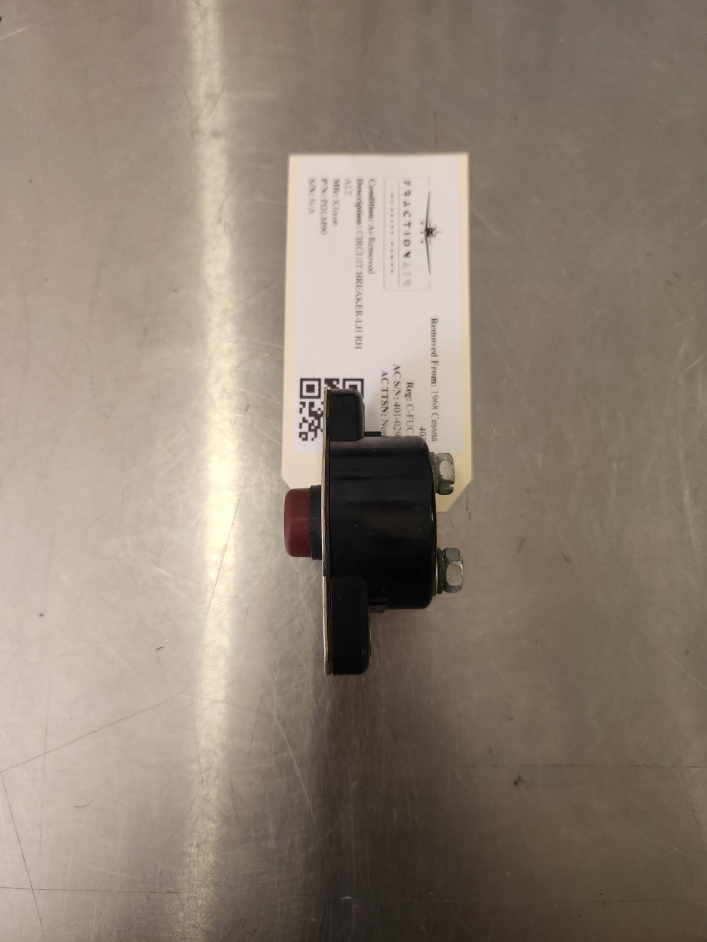 PDLM90 Klixon CIRCUIT BREAKER - LH RH ALT | FractionAIR Parts - Aircraft Parts & Accessories