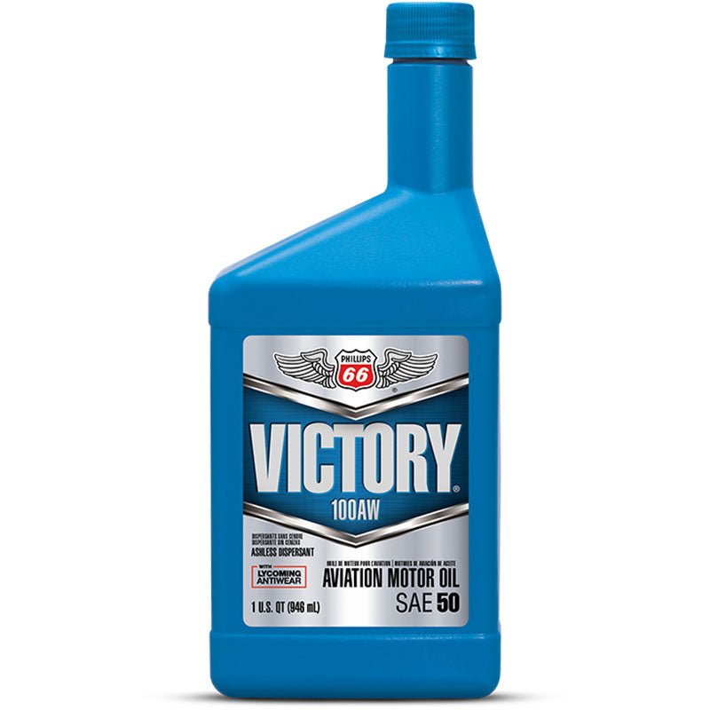 Phillips 66 Victory Aviation Oil 100AW SAE 50 | FractionAIR Parts - Aircraft Parts & Accessories