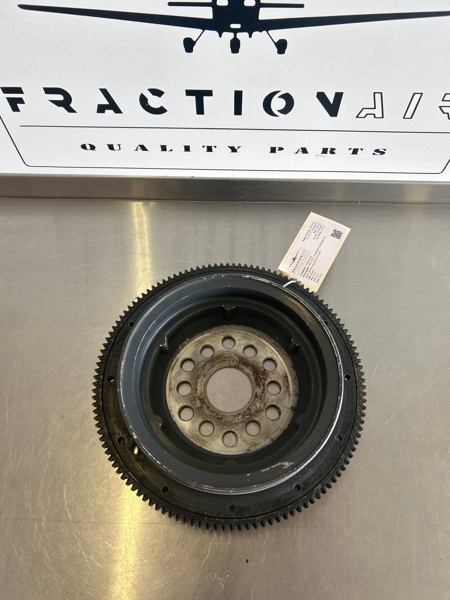 Piper LW - 13675 - SUPPORT ASSEMBLY W/ 60882 Starter ring gear 10/12 pitch | FractionAIR Parts - Aircraft Parts & Accessories
