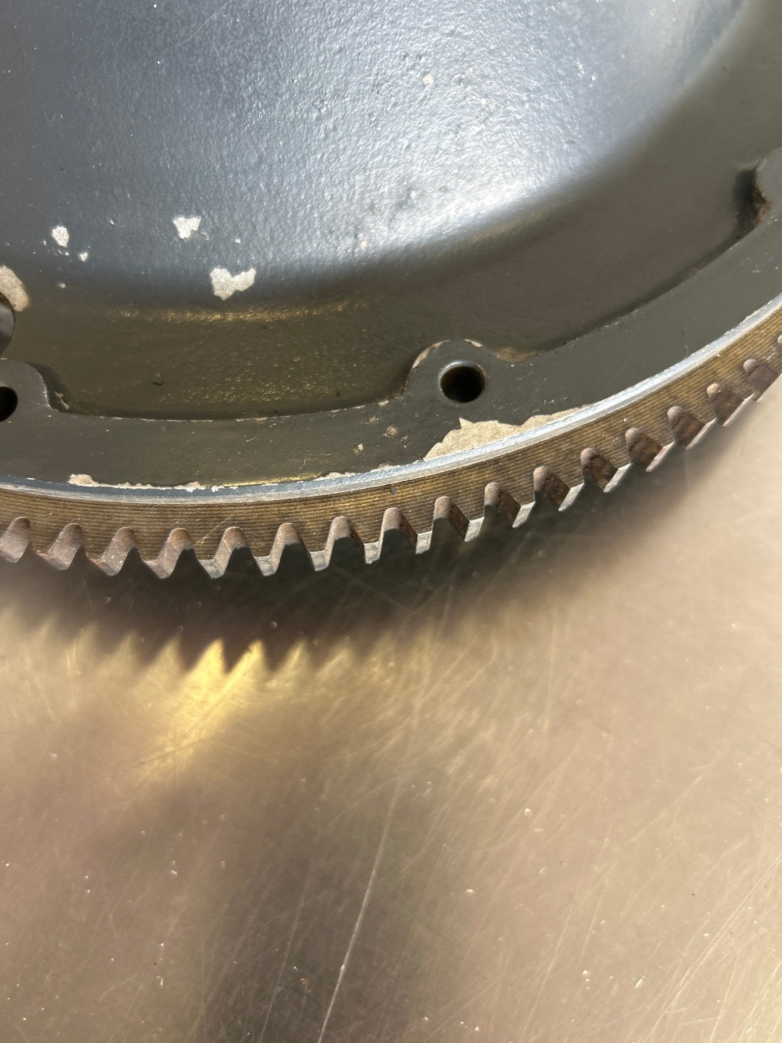 Piper LW - 13675 - SUPPORT ASSEMBLY W/ 60882 Starter ring gear 10/12 pitch | FractionAIR Parts - Aircraft Parts & Accessories