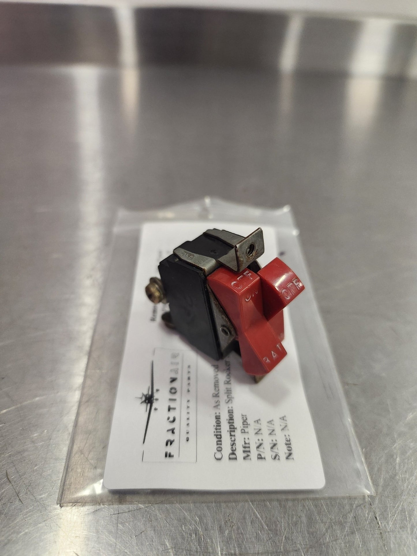 Piper Split Rocker Switch | FractionAIR Parts - Aircraft Parts & Accessories
