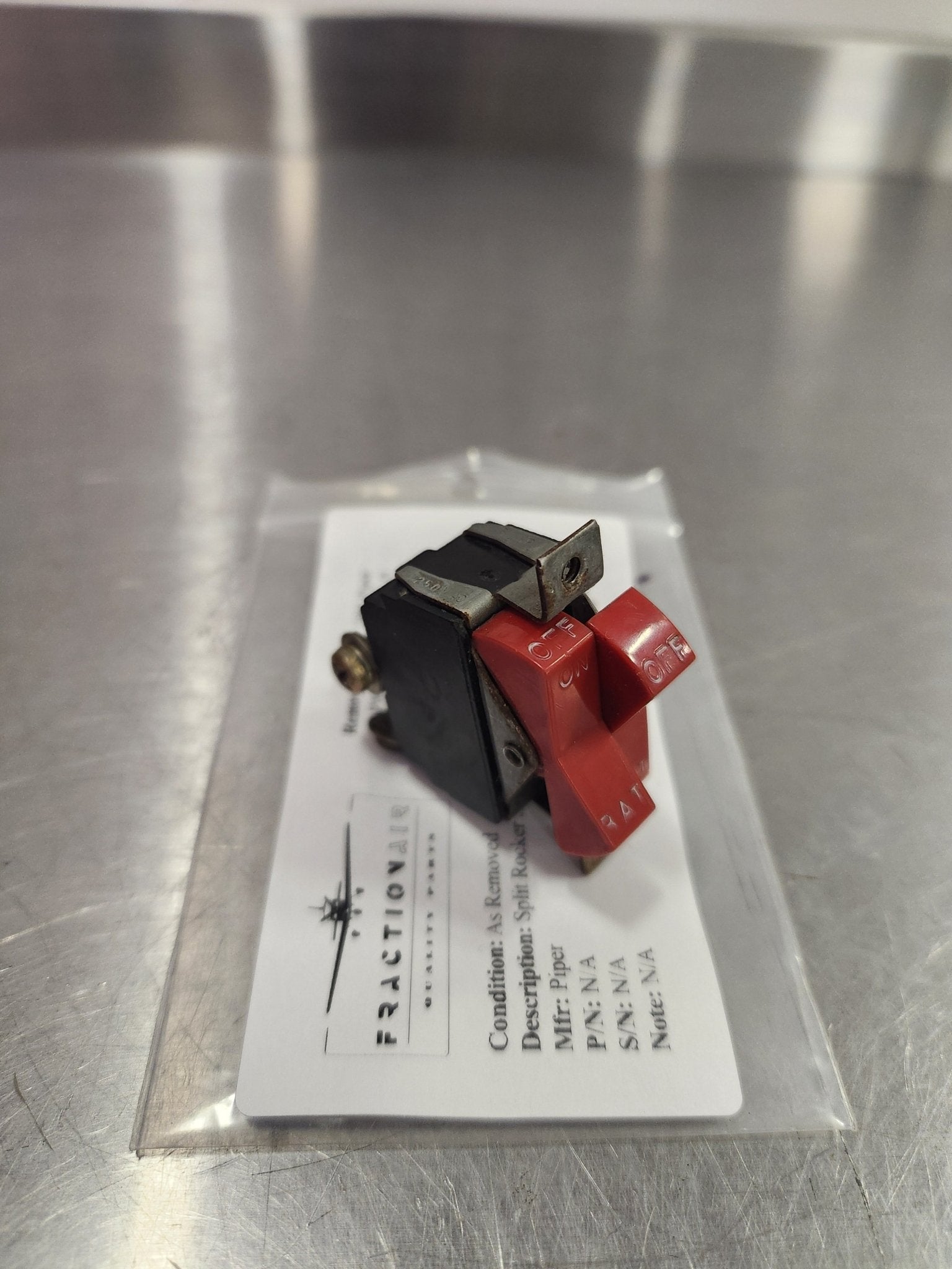 Piper Split Rocker Switch | FractionAIR Parts - Aircraft Parts & Accessories