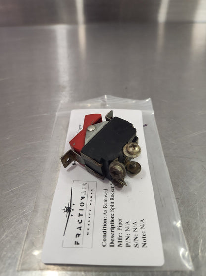 Piper Split Rocker Switch | FractionAIR Parts - Aircraft Parts & Accessories
