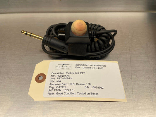Push - to - talk PTT - VM2 - AV | FractionAIR Parts - Aircraft Parts & Accessories