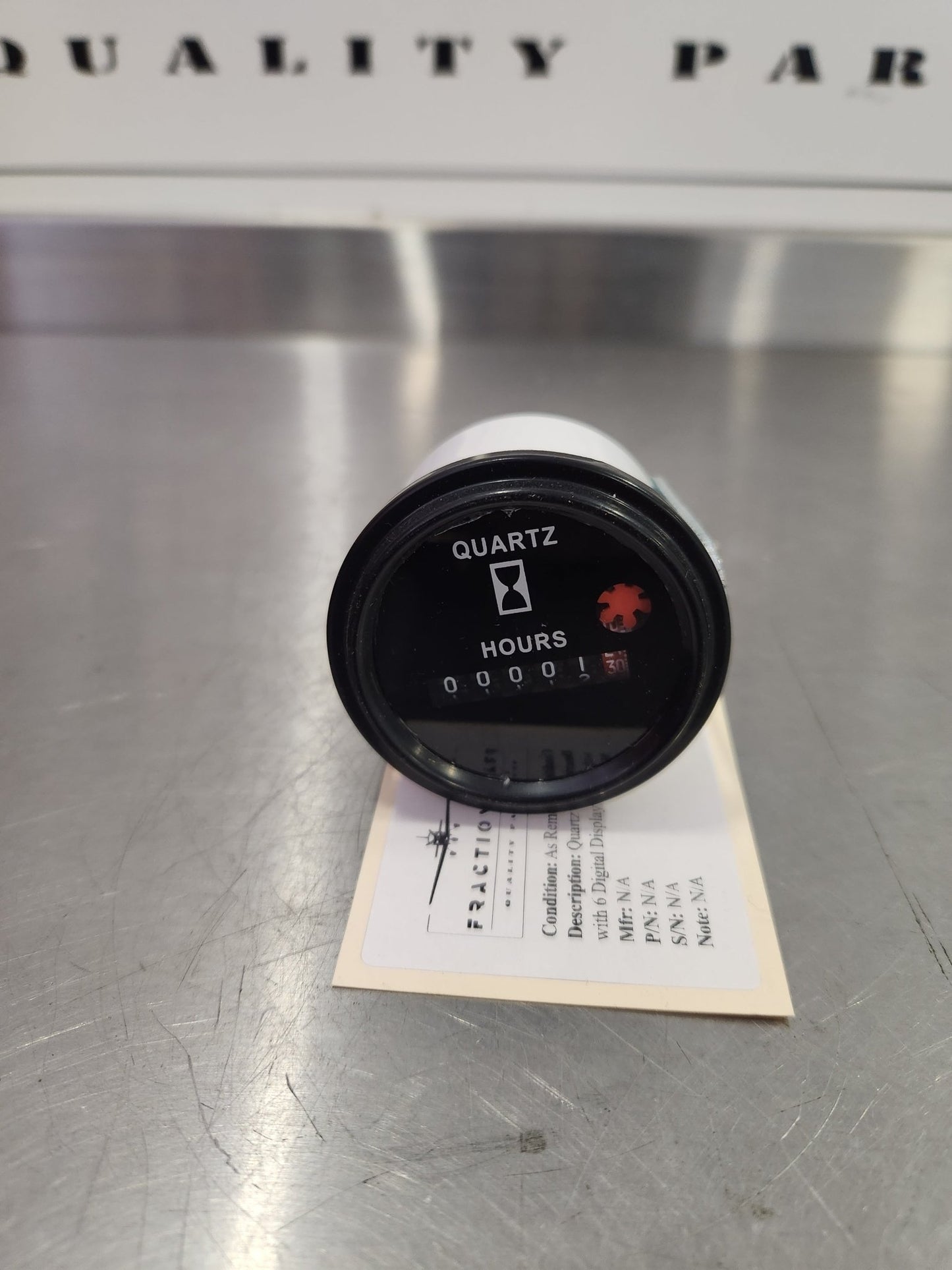 Quartz Hour Meter 12 - 36V DC AC with 6 Digital Display | FractionAIR Parts - Aircraft Parts & Accessories