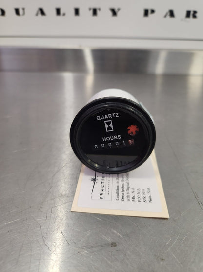 Quartz Hour Meter 12 - 36V DC AC with 6 Digital Display | FractionAIR Parts - Aircraft Parts & Accessories