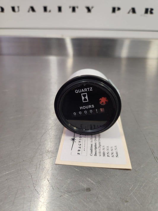 Quartz Hour Meter 12 - 36V DC AC with 6 Digital Display | FractionAIR Parts - Aircraft Parts & Accessories
