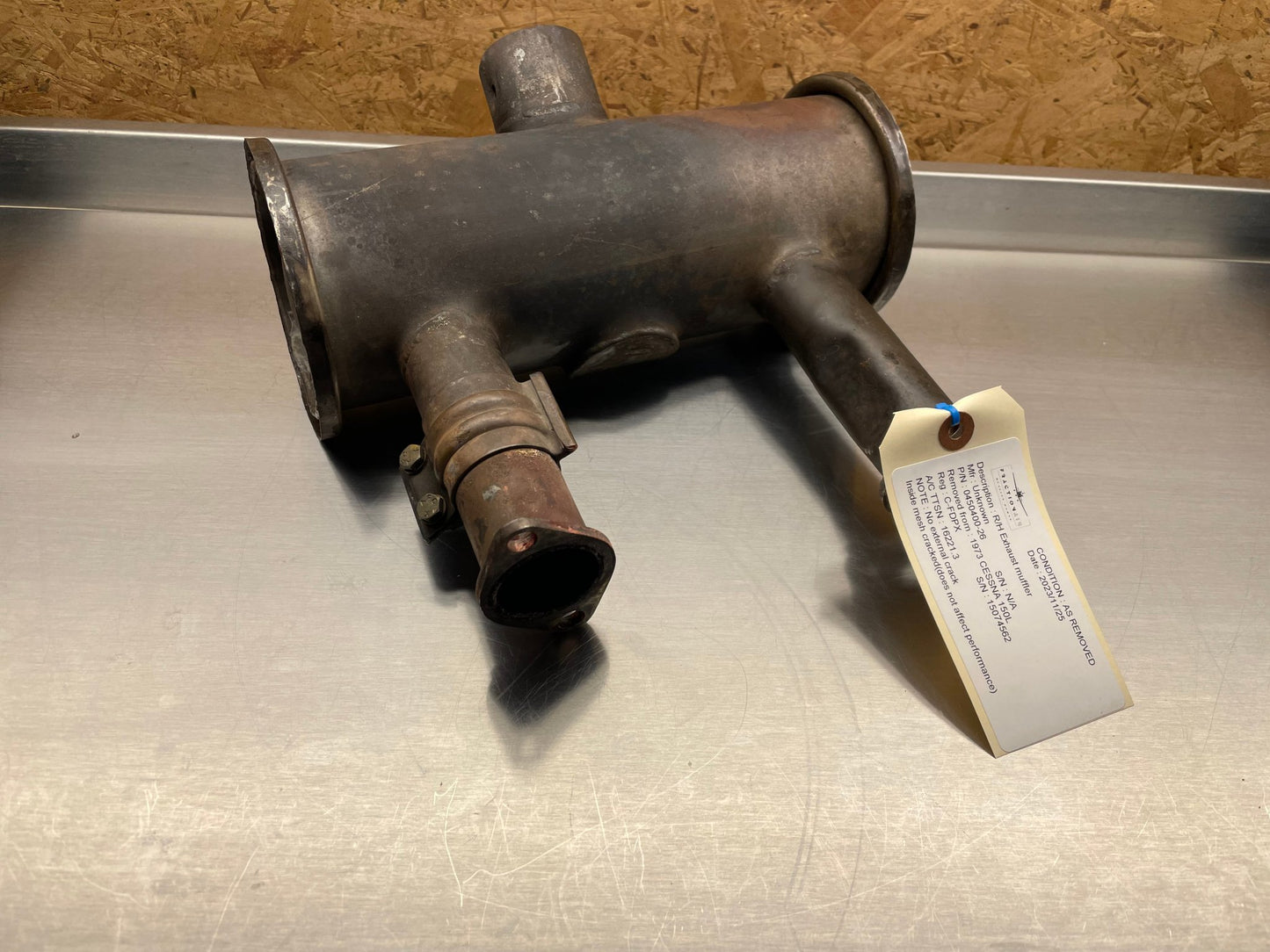 Right exhaust muffler 0450400 - 26 | FractionAIR Parts - Aircraft Parts & Accessories