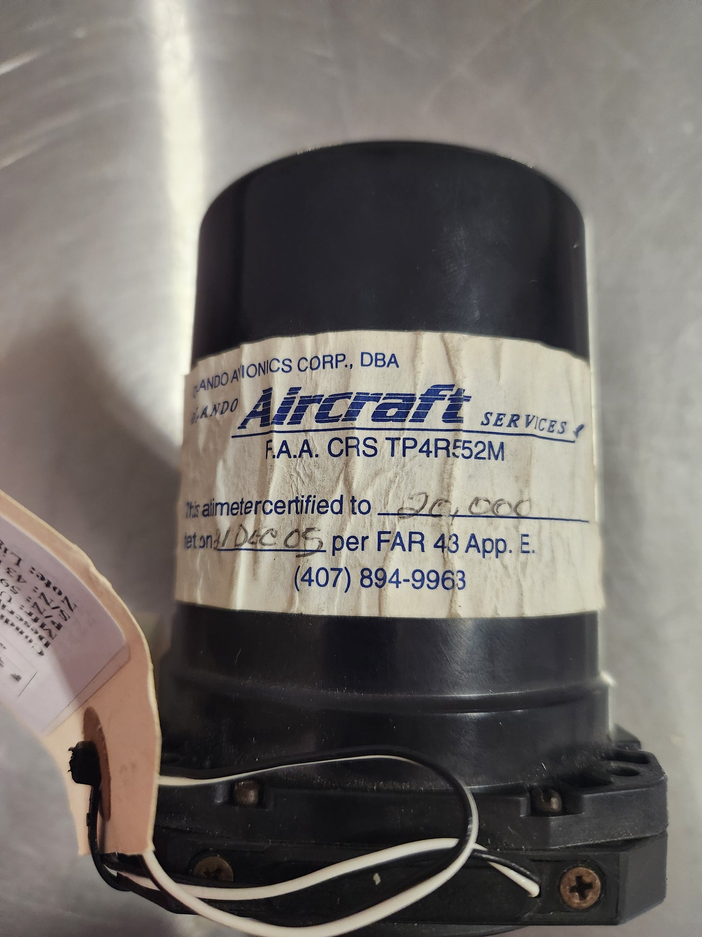 5934PD-3 United Instruments Inc Altimeter S3827-1