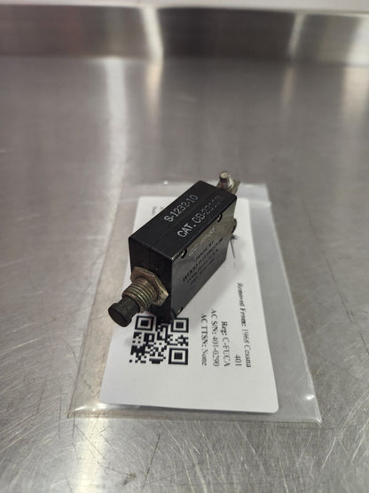 S - 12132 - 10 Wood Electric CIRCUIT BREAKER 10 AMP | FractionAIR Parts - Aircraft Parts & Accessories