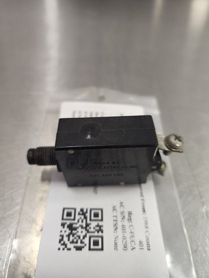 S - 12132 - 210 Wood Electric CIRCUIT BREAKER 10 AMP | FractionAIR Parts - Aircraft Parts & Accessories