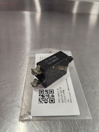S - 12132 - 210 Wood Electric CIRCUIT BREAKER 10 AMP | FractionAIR Parts - Aircraft Parts & Accessories
