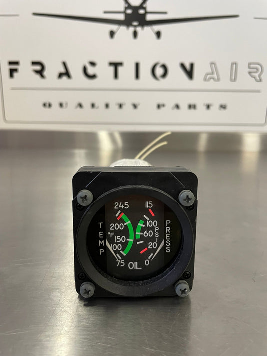 S3279 - 1 / EG5045 - 06017 Rochester Gauges Inc. Oil Temp & Pressure Indicator | FractionAIR Parts - Aircraft Parts & Accessories