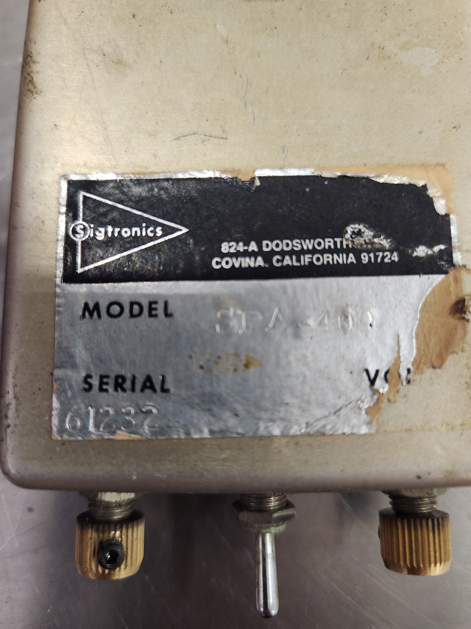 Sigtronics SPA - 400 Intercom | FractionAIR Parts - Aircraft Parts & Accessories