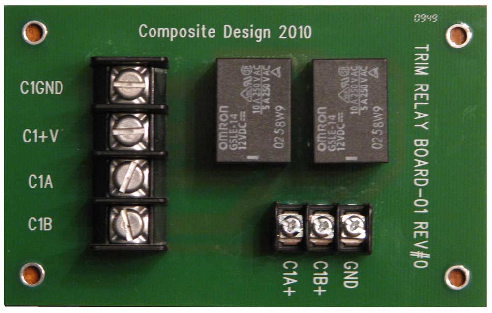 Single Axis Trim Relay Board 12V | FractionAIR Parts - Aircraft Parts & Accessories