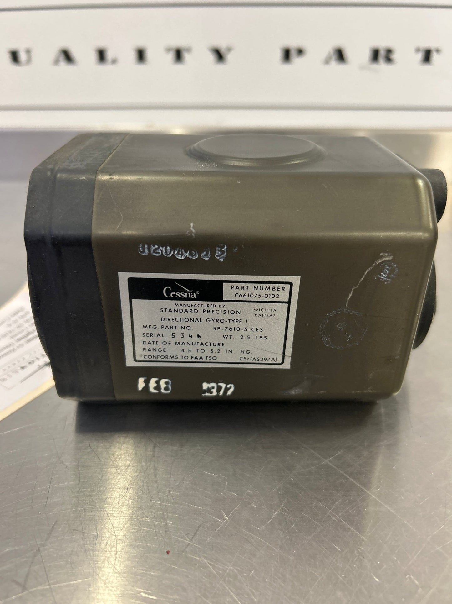 SP - 7610 - 5 - CES Cessna Directional Gyro (Core) C661075 - 0102 | FractionAIR Parts - Aircraft Parts & Accessories