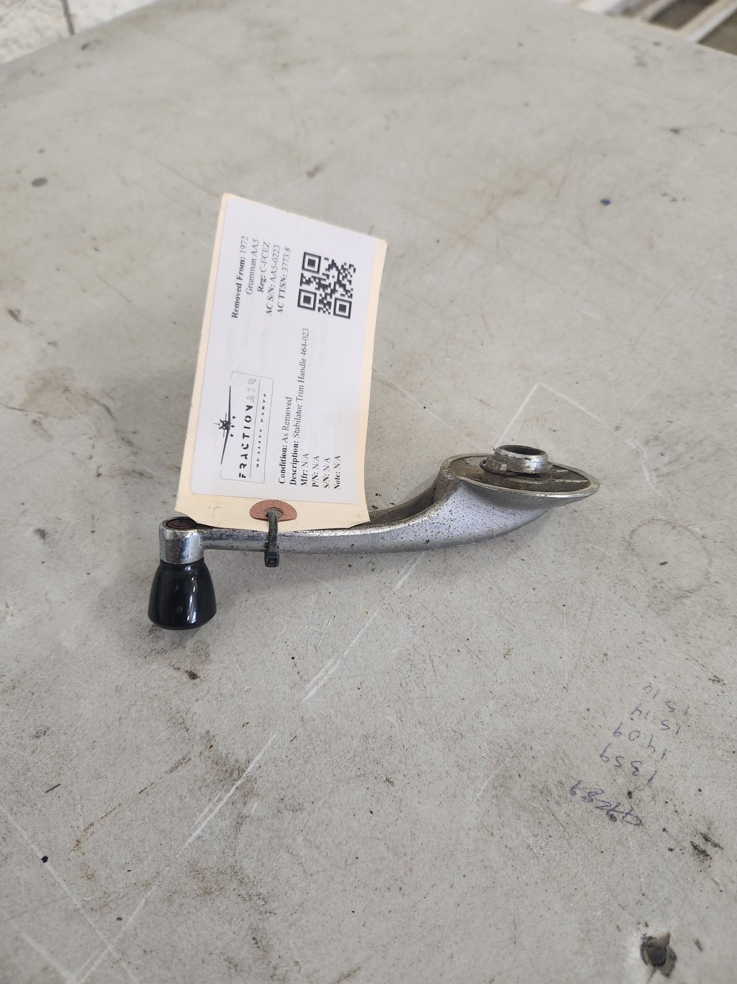 Stabilator Trim Handle 464 - 023 | FractionAIR Parts - Aircraft Parts & Accessories