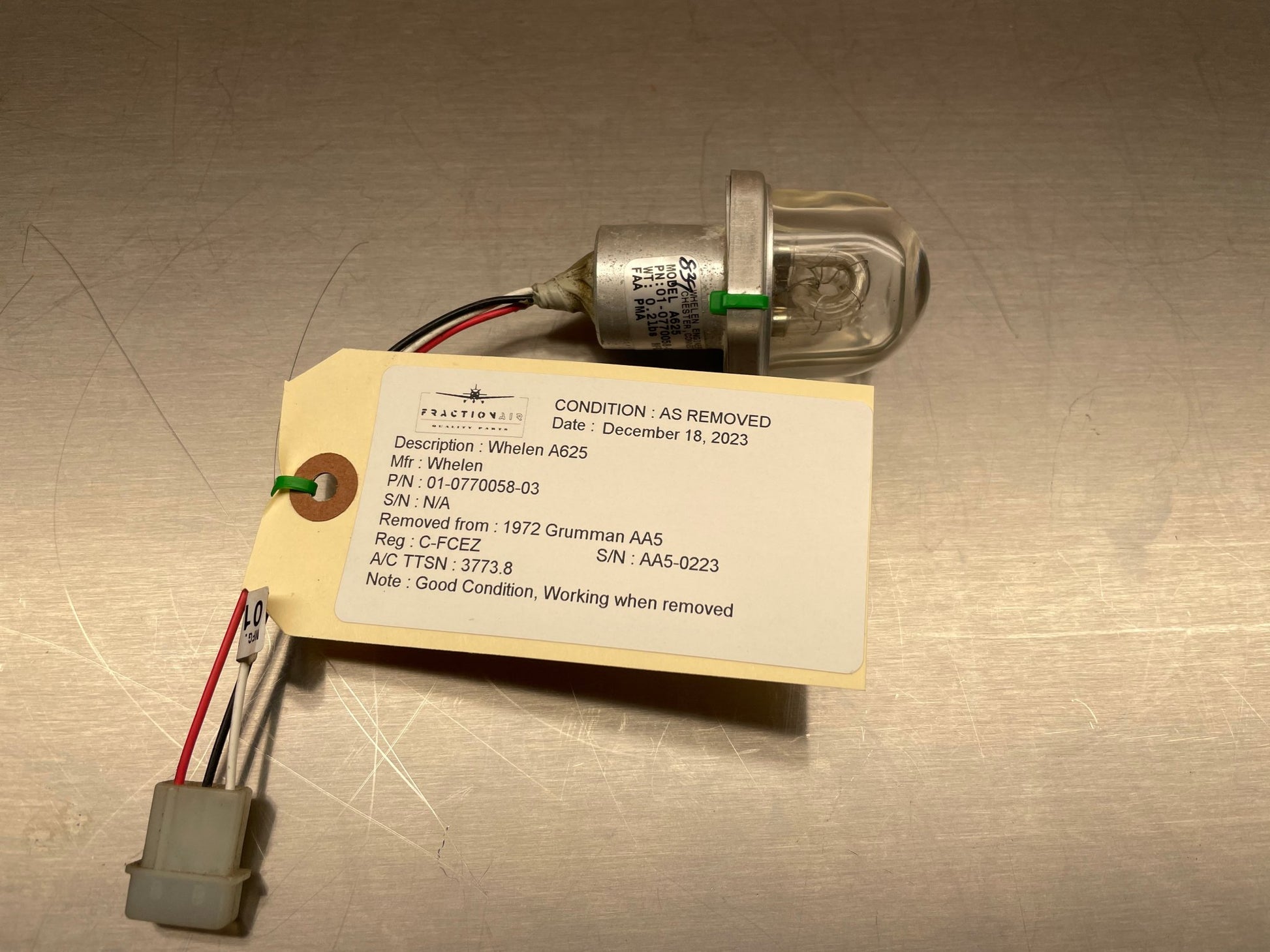 Strobe Bulb Whelen A625 01 - 0770058 - 03 | FractionAIR Parts - Aircraft Parts & Accessories