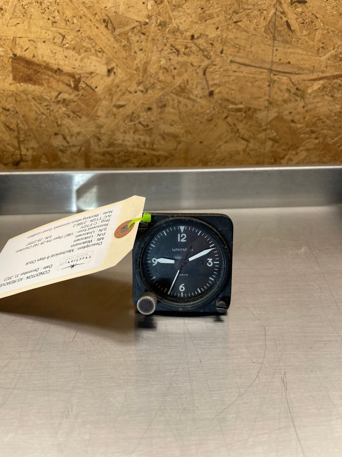 Wakmann Mechanical 8 days Clock | FractionAIR Parts - Aircraft Parts & Accessories