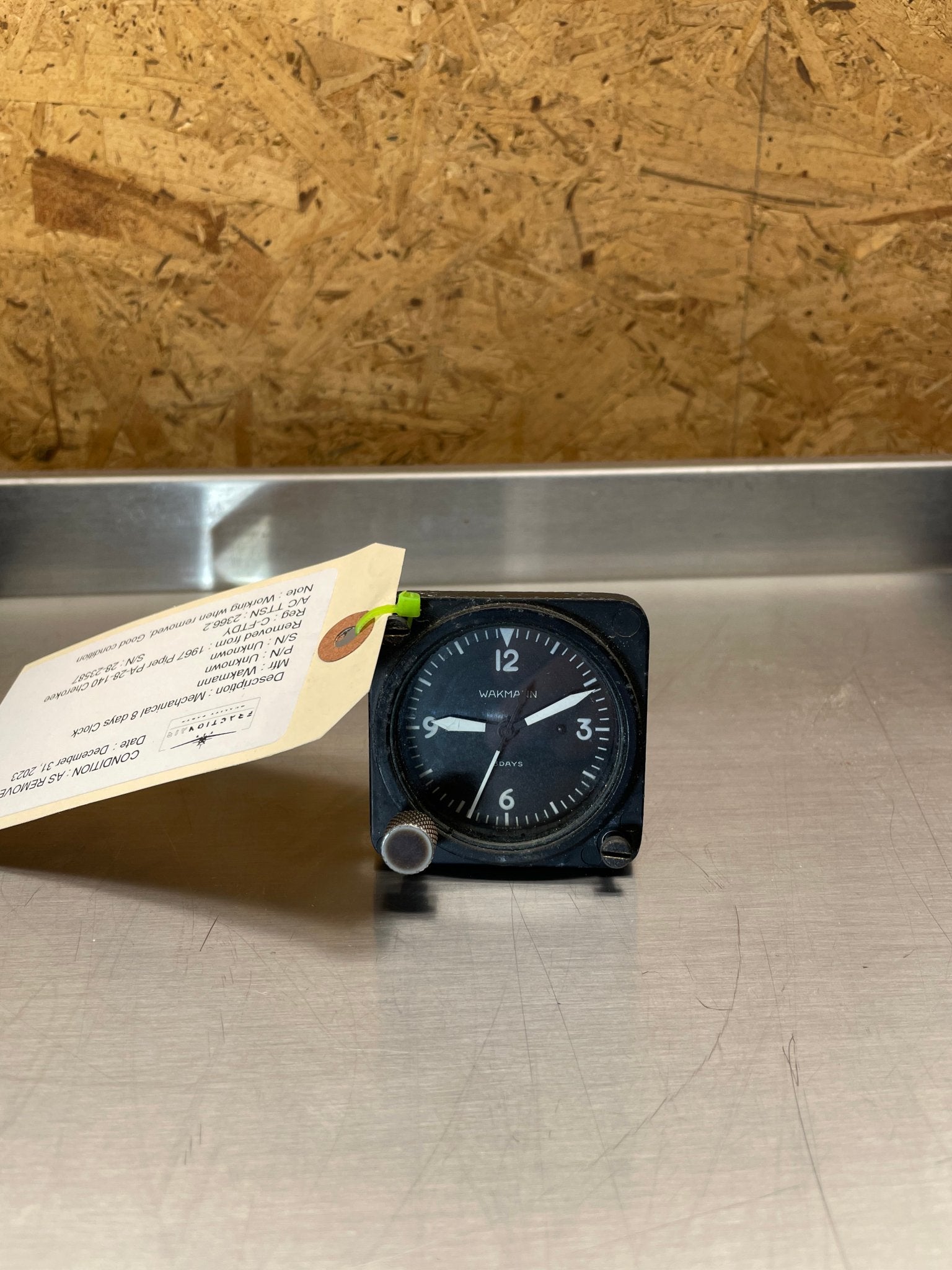 Wakmann Mechanical 8 days Clock | FractionAIR Parts - Aircraft Parts & Accessories