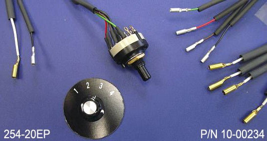 Westach 4 Position Switch - 8 Lead - 254-4F - Non-TSO | FractionAIR Parts - Aircraft Parts & Accessories